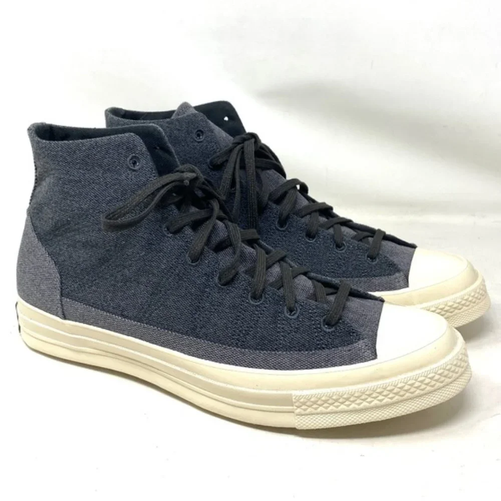 Converse Chuck 70 High Casual Shoes Black Storm Canvas Men Size Sneakers 172819C